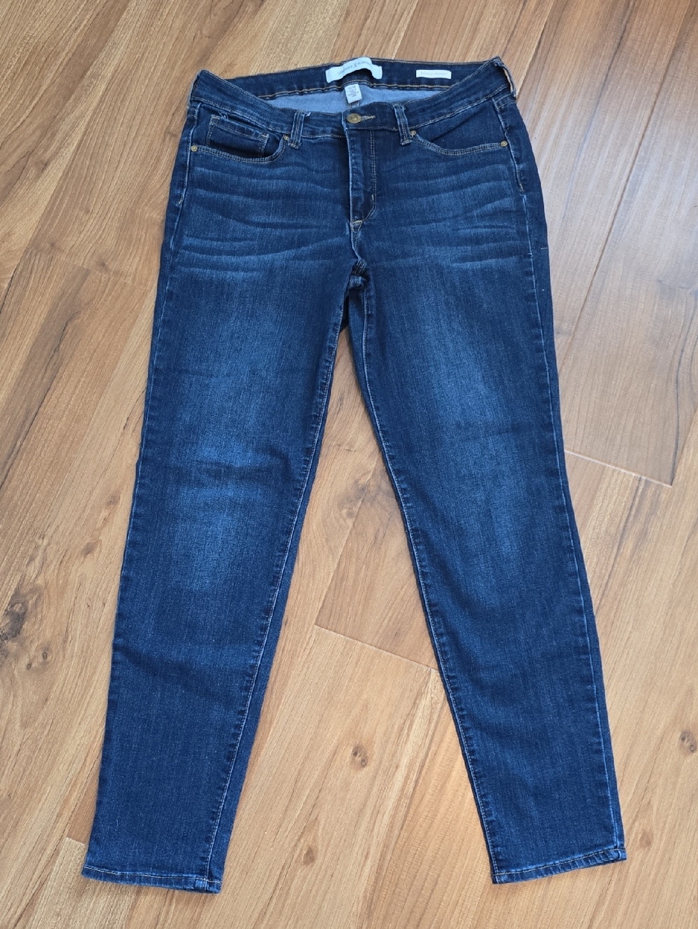 Vintage America Dark Indigo Skinny Jeans